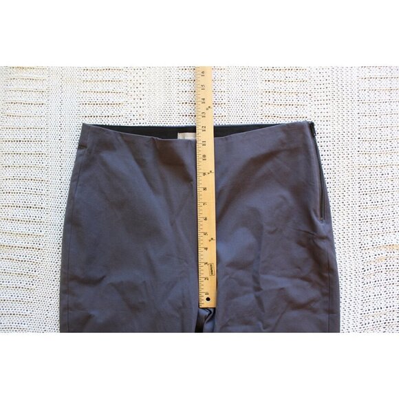 Everlane Classic Formal women's Gray Pants Size 14 Trousers elastic waist zipper - Picture 3 of 10